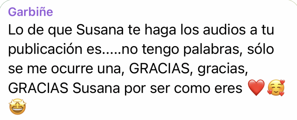Testimonio Garbiñe